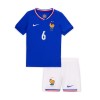 Maglia ufficiale Francia Camavinga 6 Casa Euro 2024 per Bambino